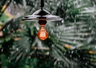 Electric Glass Lamp. sustainability