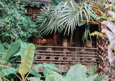 Balcony of Cambodian house